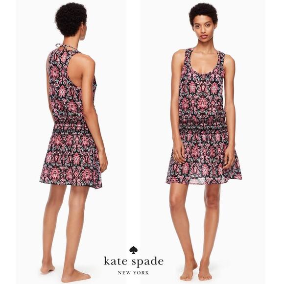 Kate Spade New York Oasis Beach Pool Cover Up Mini Dress Size S - Picture 2 of 7